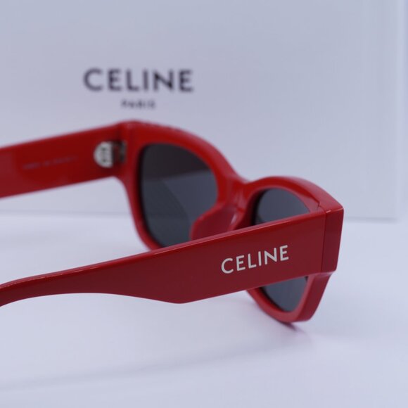 Final Price! Celine CL40197U 66A Red/Smoke Sunglasses - Picture 9 of 10